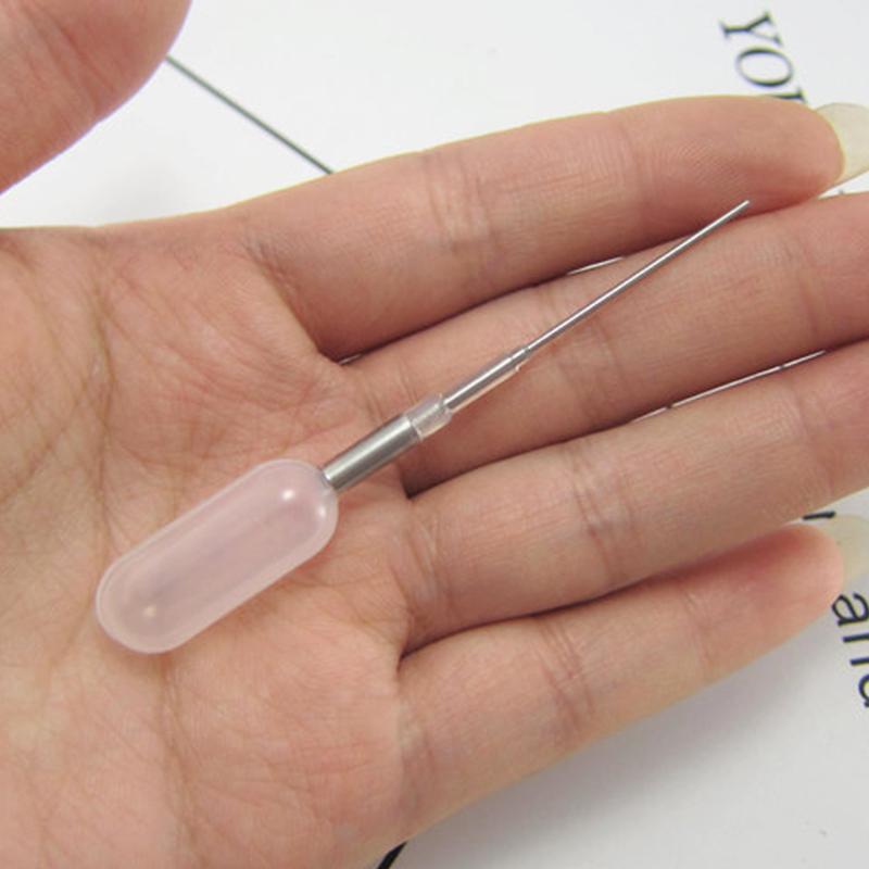 Plastic Dropper Needle Hole Essential Oil Perfume Bottle With Injection Adder Accessories Dispensing Tool
