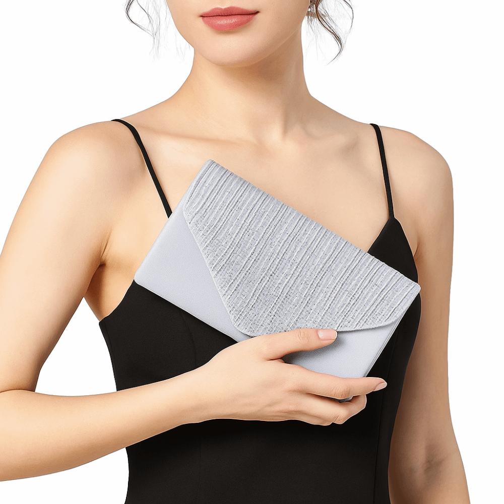 Large Capacity Women Evening Handbag Rhinestone Wedding Clutch Elegant Crossbody Bag  Party