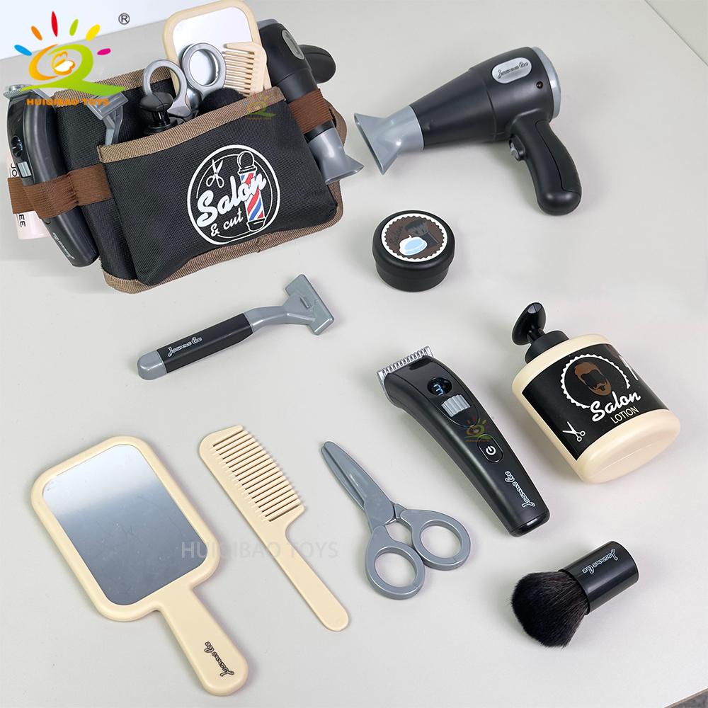 Kids' Hair Salon Play Set Role-Playing Hairdressing Tools Beauty Salon Styling Toys Birthday & Holiday Gifts for Boys & Girls