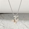 Whale Falling Necklace for Women, Cool Style, Whale Pendant, Trendy Men, High-end, Versatile, Simple Neck Chain, Cool