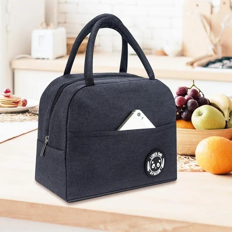 1Pcs Portable Cooler Bag Ice Pack Lunch Box Insulation Package Insulated Thermal Food Picnic Bag Pouch for Kid Children Bag Gift