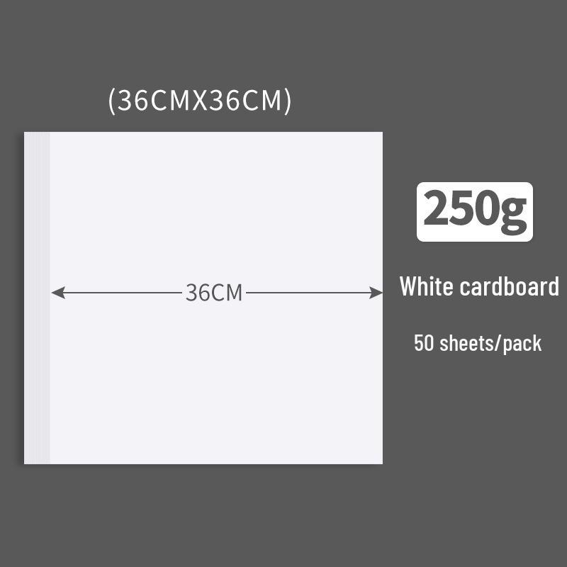 Thick White Cardstock Sheets for Drawing & Crafts - A3, A4, 2k, 4k, 8k Sizes
