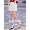 Basic House 100% Ramie Casual Wide-Leg Shorts