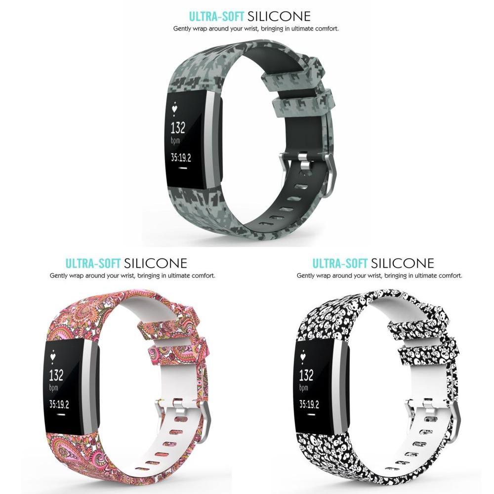 Stylish Silicone Bands For Fitbit Charge 4 And Charge 3 Comfortable And Durable