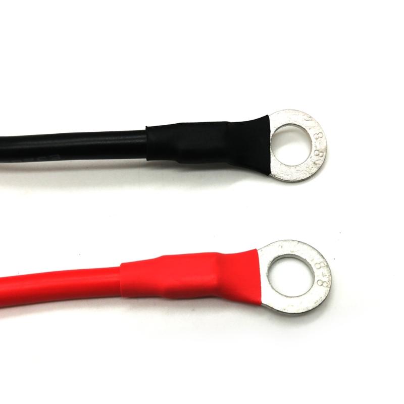 SAE Battery Connector SAE to O Ring Terminal Harness 10AWG 2Pin Quick Disconnect SAE Extension Cable with SAE RP Adapter