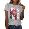 2026 Soccer Fan TShirt North America Football Graphic Tee Unisex Unisex Unisex Soccer Lover Gift Shirt Creative Design Printed Tops
