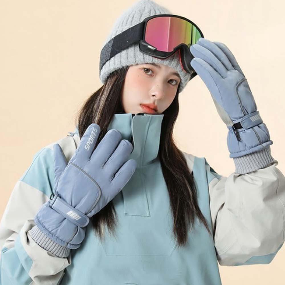 

Touch Screen Skiing Gloves Soft Waterproof Mittens Gift Unisex Anti-cold Mittens Kids