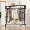 Vertical Clothes Drying & Coat Rack for Balcony or Bedroom