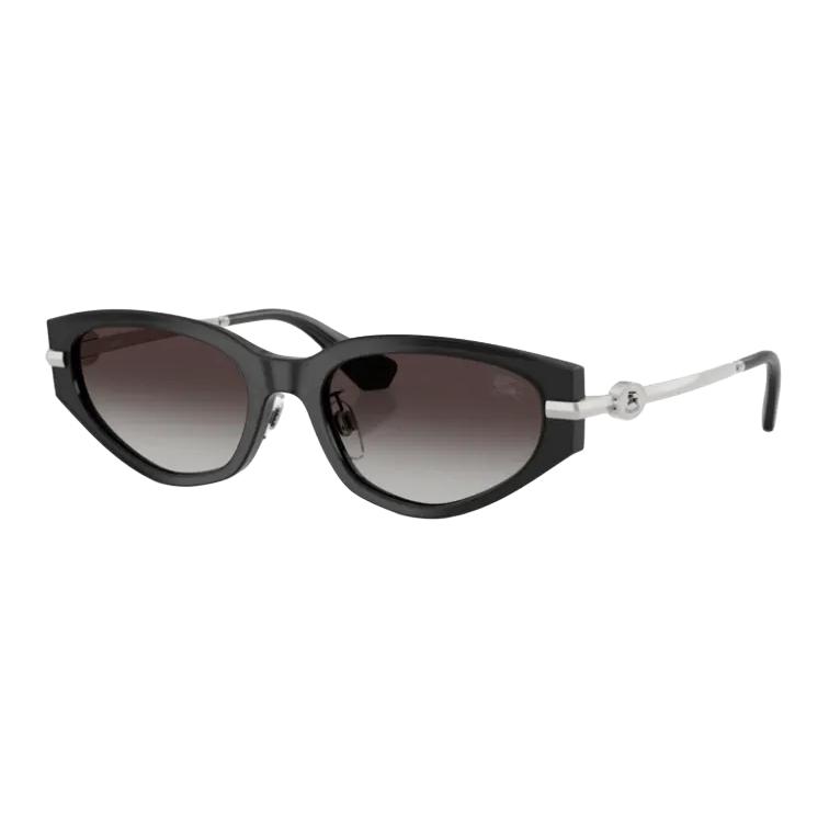 Burberry 4493D Brand Logo Irregular Shape Sunglasses Unisex sunglasses Multicolor 0BE4493D Black