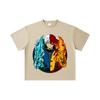 260 GSM Double Yarn 32 Count 100% Cotton My Hero Academia V4 Shoto Print Unisex Heavy Cotton T Shirt