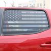 For Toyota Tacoma 2016- Car Back Side Window Glass Car Rear Side Window Pull Flower Film Stickers Car Accessories