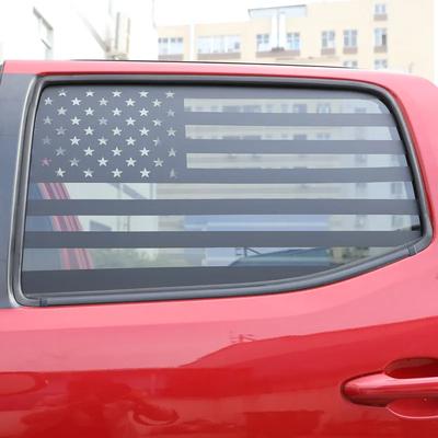 Für Toyota Tacoma 2016- Auto Hintere Seitenfenster Glas Auto Hinteres Seitenfenster Pull flower film Aufkleber Auto Zubehör