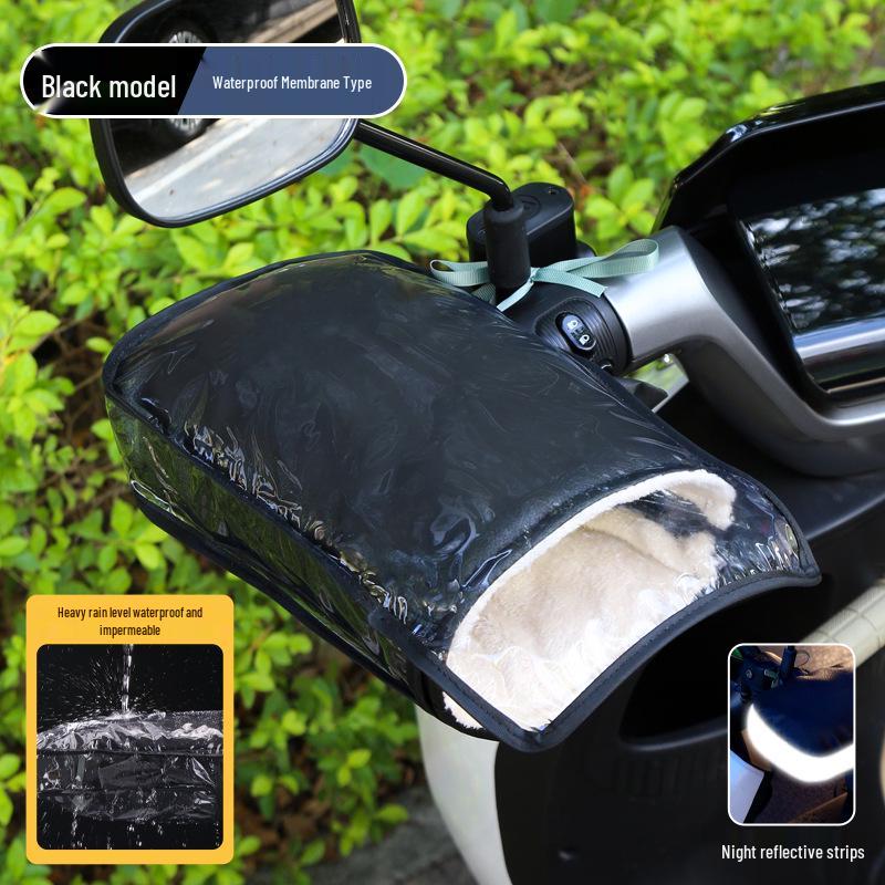 Women's Winter Electric Vehicle Windproof Gloves for Motorcycles & Scooters