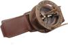 Marine Nautical Brass Sundial Compass Wrist Watch Vintage Style