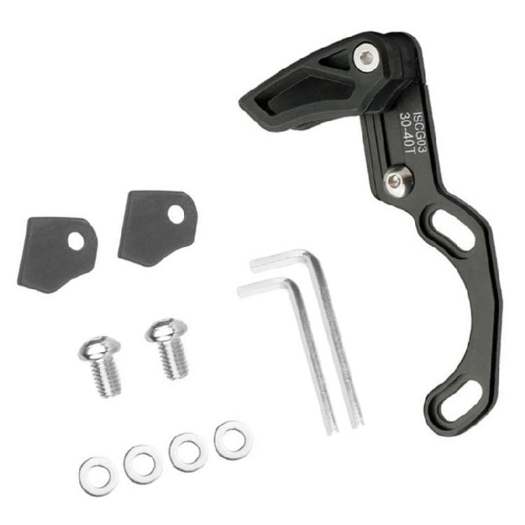 Bicycless Single Disc Chain Guide Drop Catcher Adjustable Single Crankset Bicycles Chain Protector Easy to Install