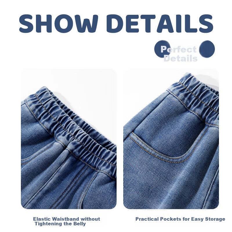 PEPCO Children's Jeans, 2026 Spring New Style, Boys' Pants, Casual Versatile Girls' Spring Thin Long Pants, Sports Trousers