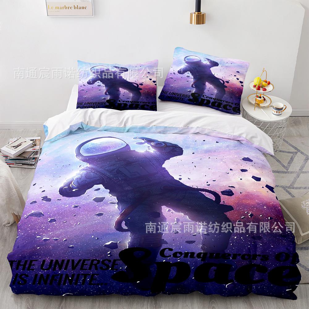 

Three-Piece Space Astronaut Series, Custom Bedding Sheets, Quilt Covers, Quilts 90 * 200 two-piece set
