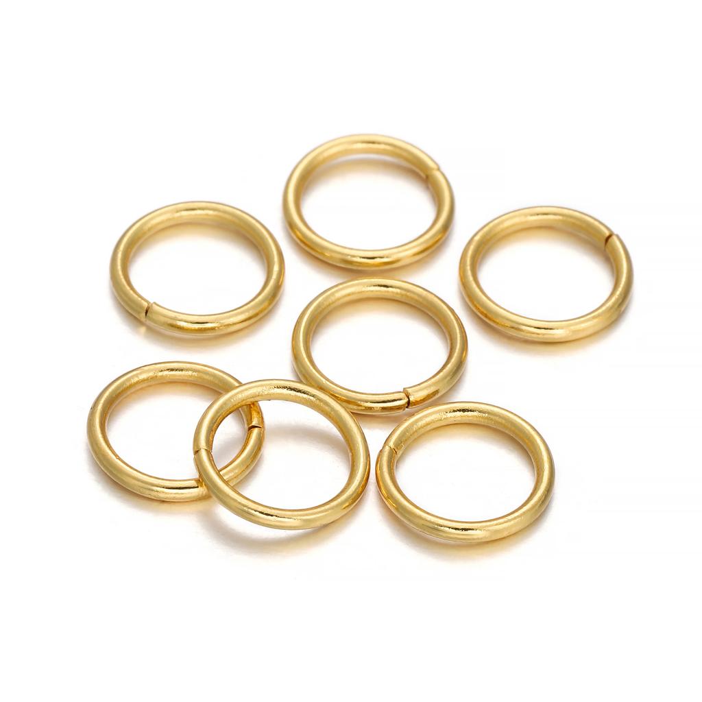 200pcs High Quality Gold Rhodium Jump Rings For DIY Jewelry Making Supplies Findings and Necklace Earring Repairs Accessories