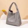 Custom Large-Capacity Woven Tote: High-End Mother-Child Bucket Bag and Underarm Basket