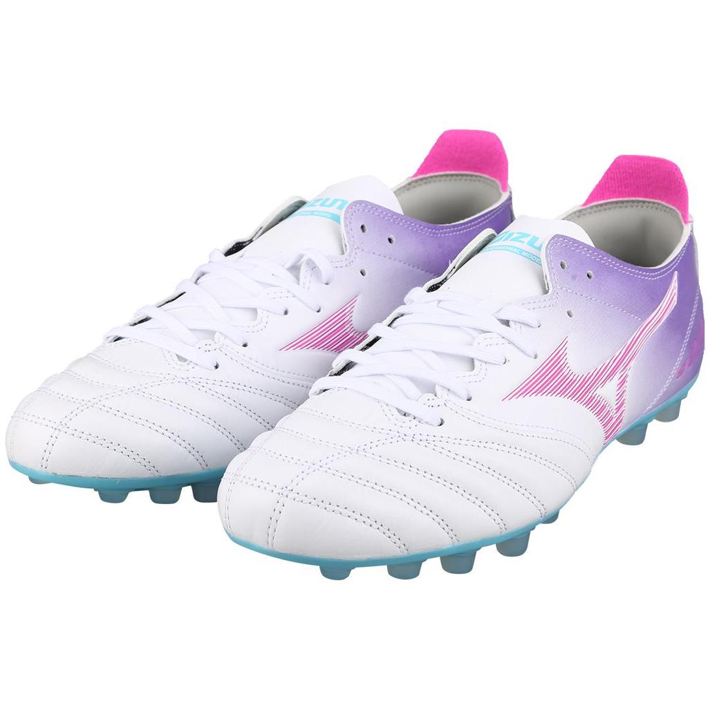 Mizuno AG Artificial Ground Cushioning Soccer Shoes Men's White Purple P1GA238456
