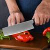 7 Inch Nakiri Knife 67-layers Damascus Steel Blade Ebony Handle Chef Cleaver Meat Slicing Vegetables 10Cr15Mov Kitchen Knives