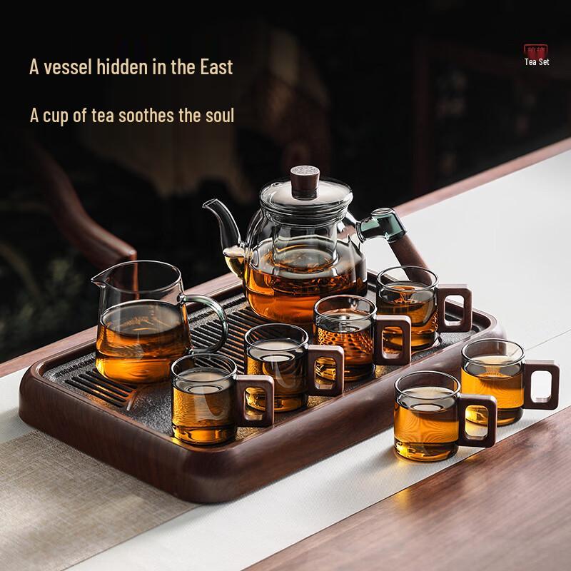 Yihucha Chinese Glass & Ceramic Tea Set