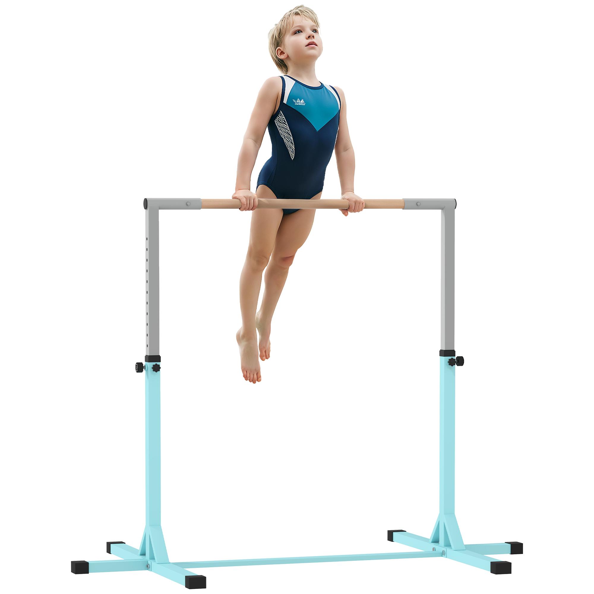 Children`s gymnastics bar, adjustable height with