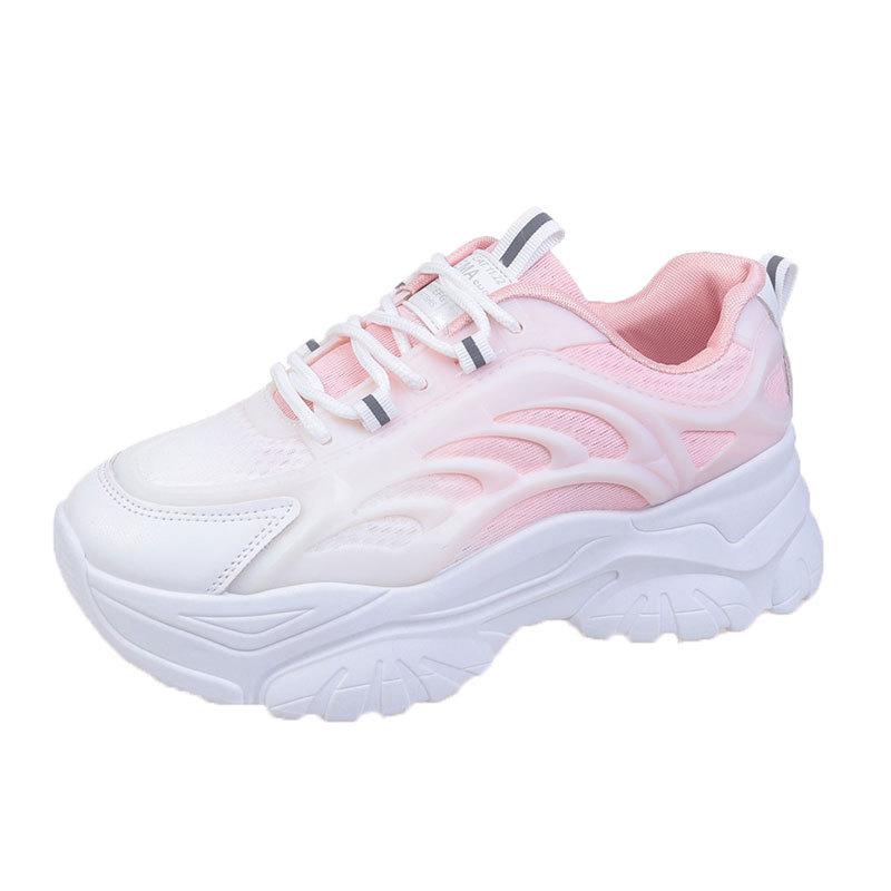 Running Shoes for Women, New Platform Dad Shoes for Students In Autumn, Lightweight Soft-soled Shock-absorbing and Comfortable Sports Shoes for Women