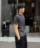 Dei [Round, Henley Neck] Semi-Crop Slub Short Sleeve T-Shirt_2 Style (A Type)