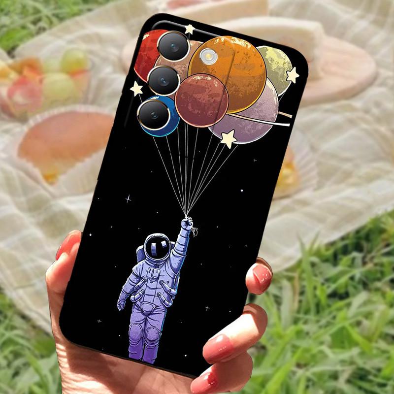 Für vivo V40 SE Hülle 2024 Silikon Bumper Weiche Hüllen für vivo V40 SE 5G Hüllen V40SE Cartoon Bemaltes Coque Fundas Schutz