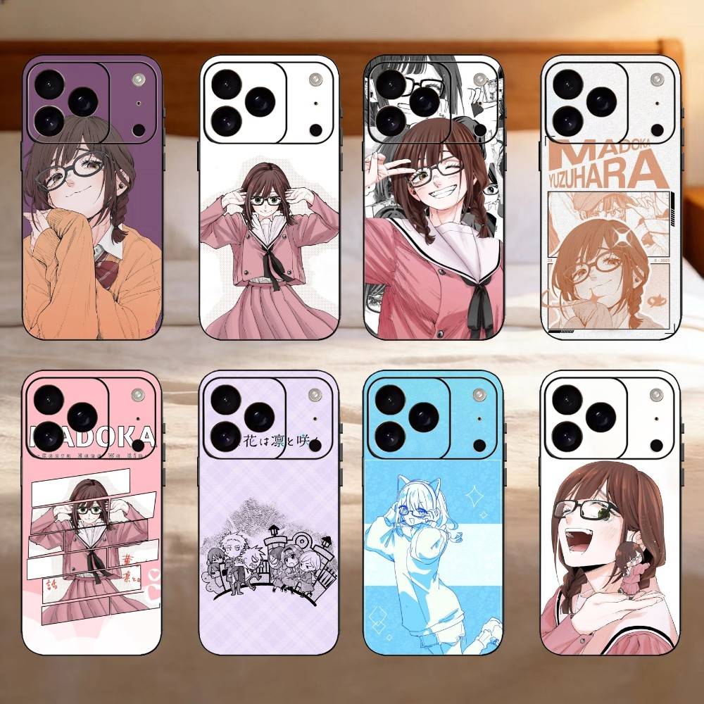 Y-Yuzuhara Madoka (1) Phone Case For iPhone 17,16,15,14,13,12,11 Plus,Pro,Max,Mini Silicone black Soft Cover