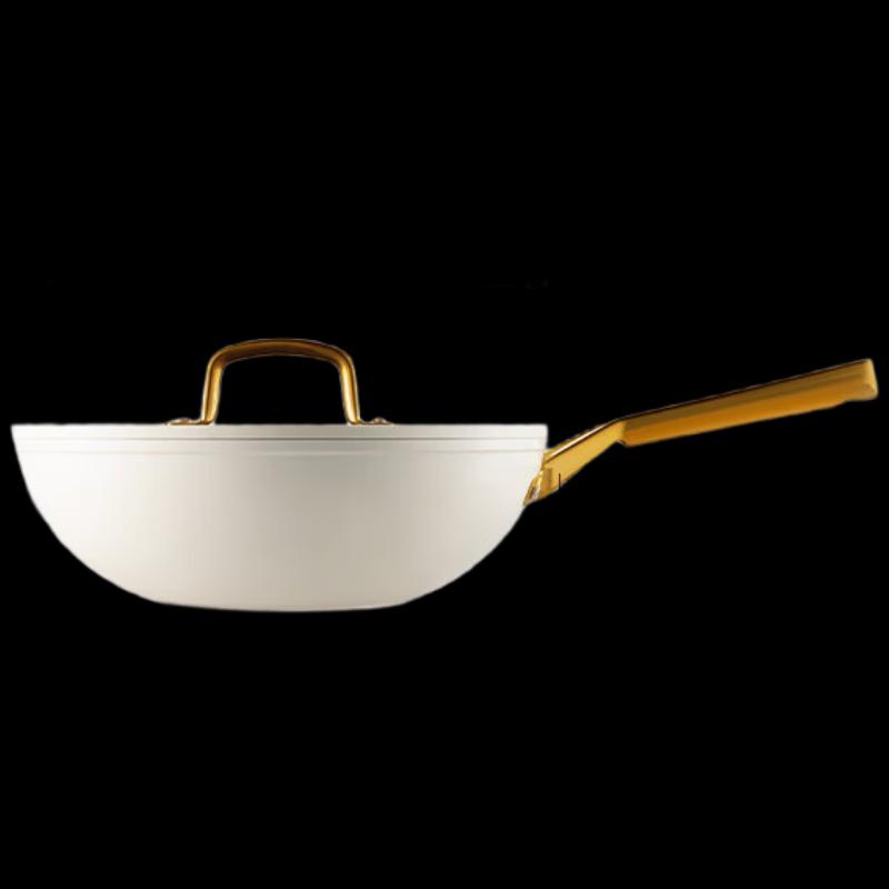 

Chui Da Huang 30cm Non-stick Flat Bottom Wok and Frying Pan