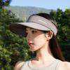 2024 Frühling und Sommer Neue Produkte Breite Krempe Air Top Sonnenschutz Hut Damen Urlaub Reiten Reise Sonnenschirm UV Proof Cap Großhandel