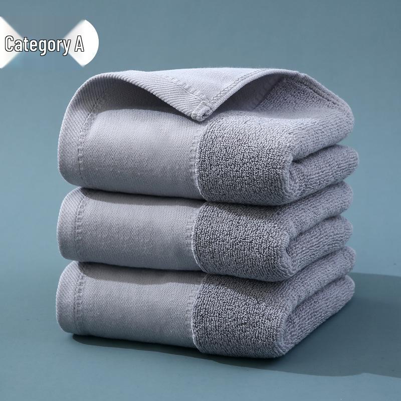100% A-Grade Antibacterial Cotton Bath Towel - Thick, Soft, Absorbent, Quick-Drying, Adult Size Washcloth