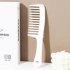 Wide tooth anti-static plastic comb,ergonomic handle,plastic bristle combing comb,suitable for various hair types