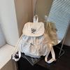 Korean Style 2025 Large Capacity Drawstring Backpack for Students and Commuters