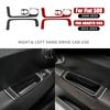 For Fiat 500 2008-2011 Abarth 595 2012- Abarth 695 2017- Carbon Fiber Steering Wheel Keys Frame Decals Interior Parts