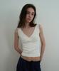 WITHOUT SUMMER Lazy Sleeveless Top_Ivory