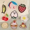 9 Pcs Cake Repair Patches Iron On Patches Embroidered Patches Strawberry Sew On Decorative Appliques for Clothes Hat