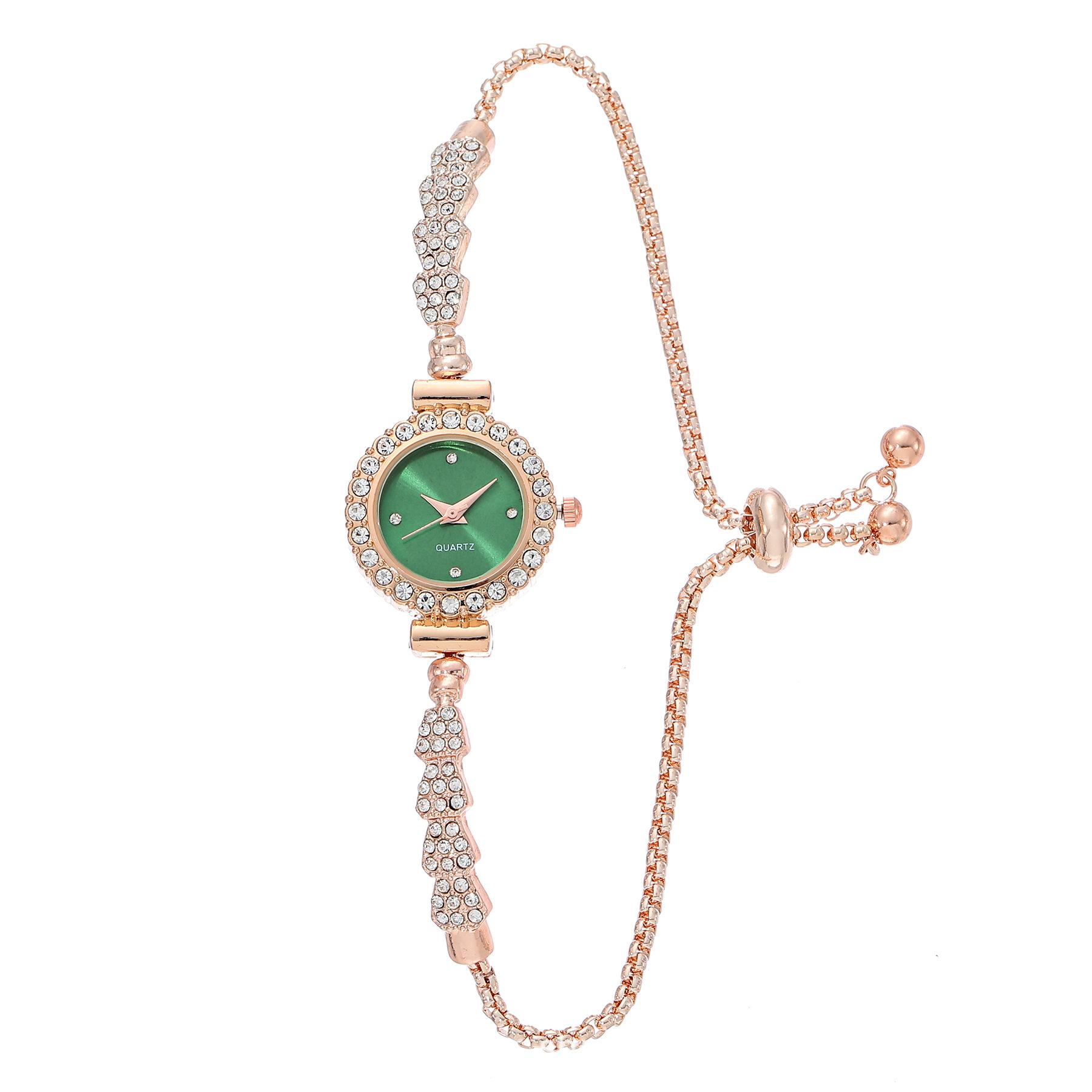 Женские кварцевые часы со стразами, браслет, женские наручные часы