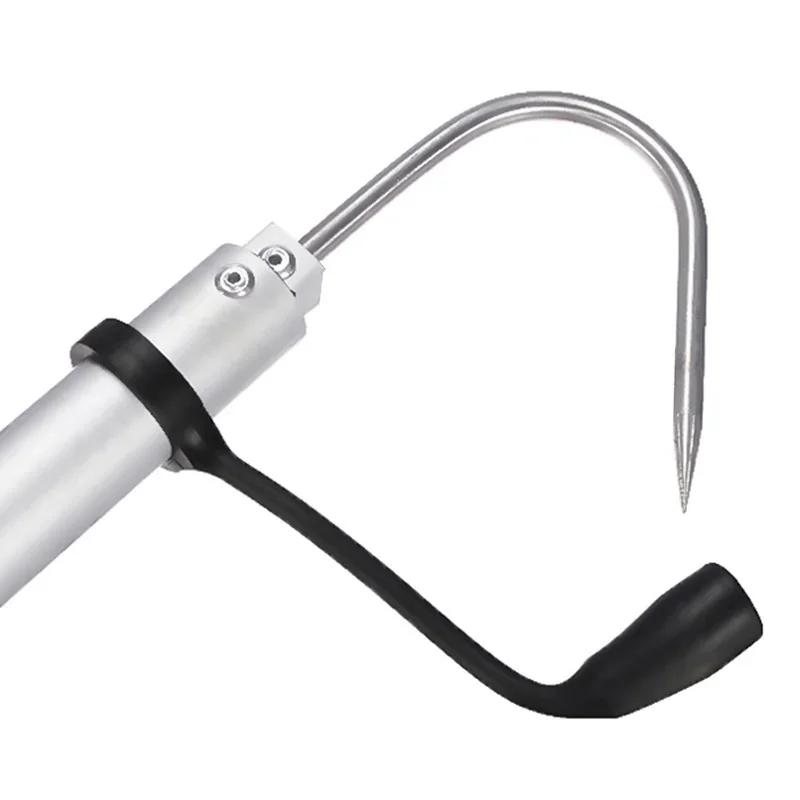 Ice Fishing Anchor Fish Hook Stainless Steel Telescopic Stainless Steel Fishhook Hooks Catch Lifting Device Multifu Fishes Gear