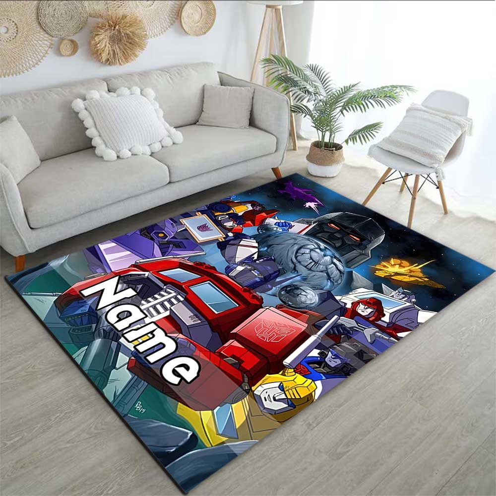 Transformers Fans (26) Customize your name rug, office chair cushion, home bedroom living room gift.