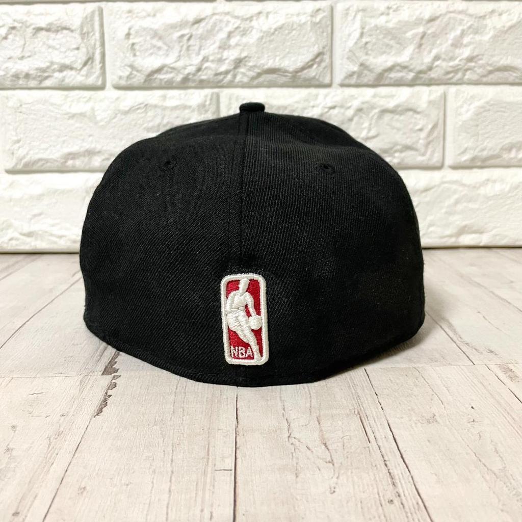 Used New Era Chicago Bulls NBA 9FIFTY Baseball Cap Black Red