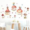 Children's Room Wall Stickers Elf Mushroom Wall Decals Girls Bedroom Living Room Decoration Kids Room Decor Wallpaper