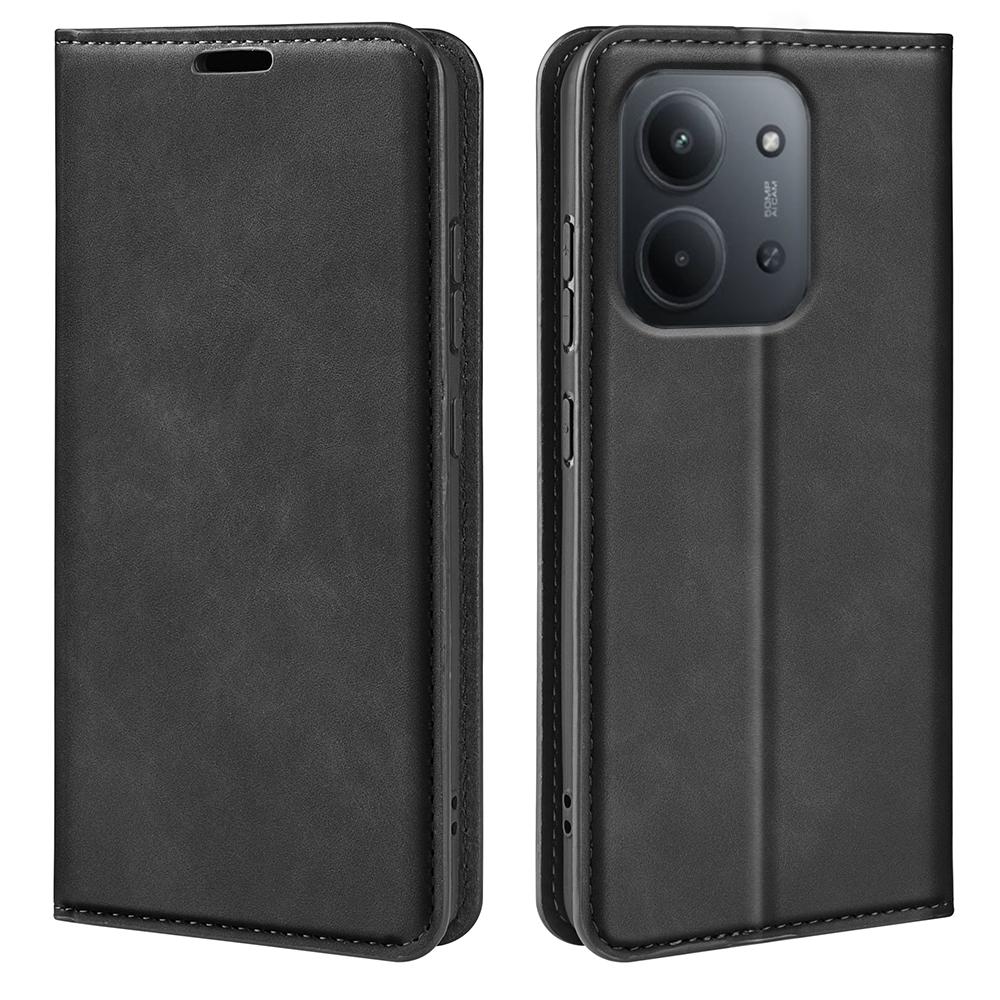 Für Xiaomi Redmi 15C 5G (EU) (173 mm)/Xiaomi Redmi 15C 4G (EU) (173 mm) Hülle Skin Touch Leder Brieftasche Handyhülle