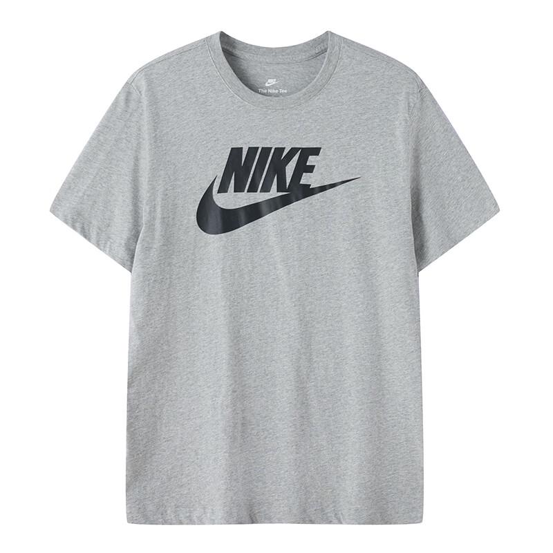 Nike Men's Gray Crew Neck T-Shirt