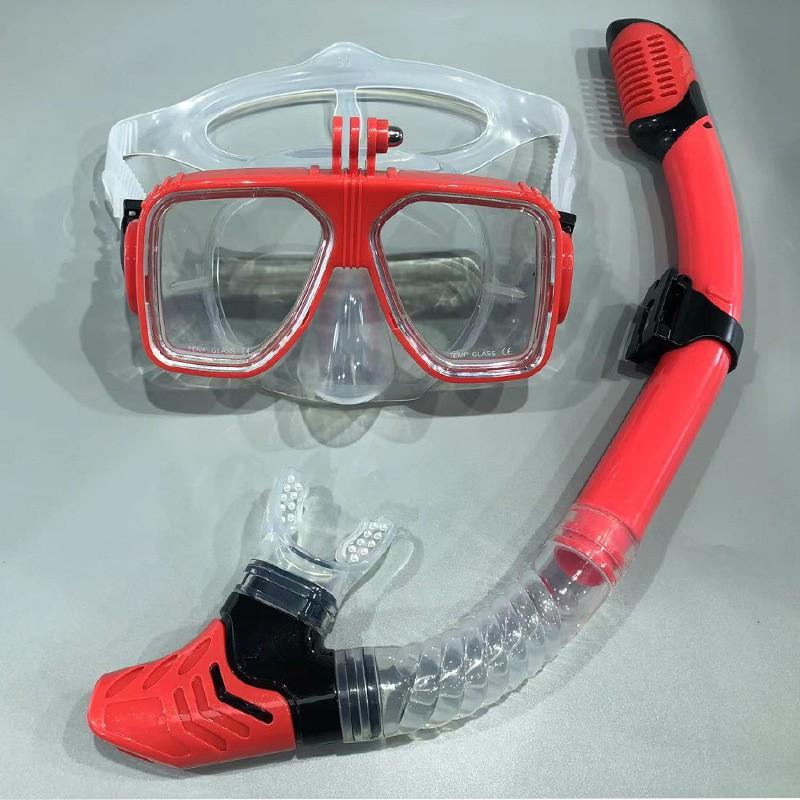 Snorkel Mask Anti-Fog Diving Glasses Professional Snorkeling Gear Swimming