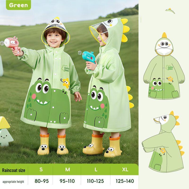 

AIOSC Children s Dinosaur Raincoat