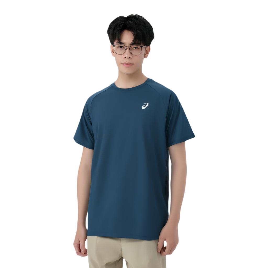 Men's T-Shirt ASICS Running T Shirt Men's Dark Blue