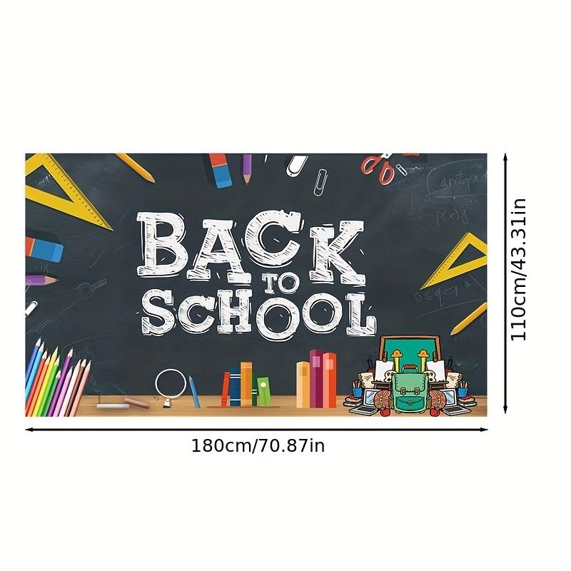 Opening Season Background Decoration (1pc) – for Hanging Flags, Banners & School Opening Backdrops